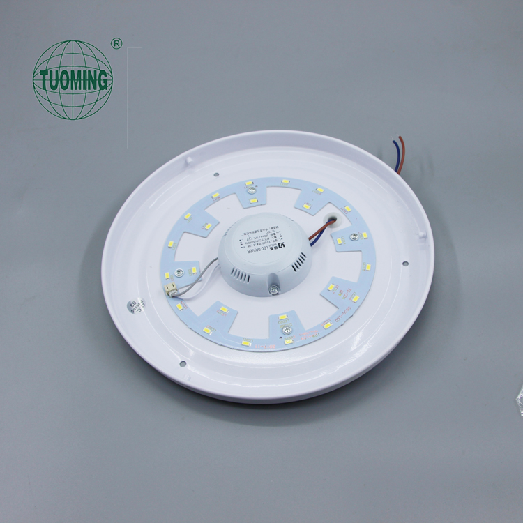 indoor ceiling mounted round 18w motion sensor battery powered led emergency fixture light