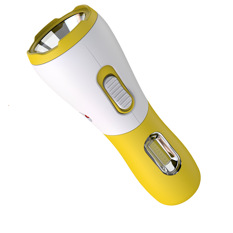 new 3w rechargeable led    COB  plastic torch  flashlight for home