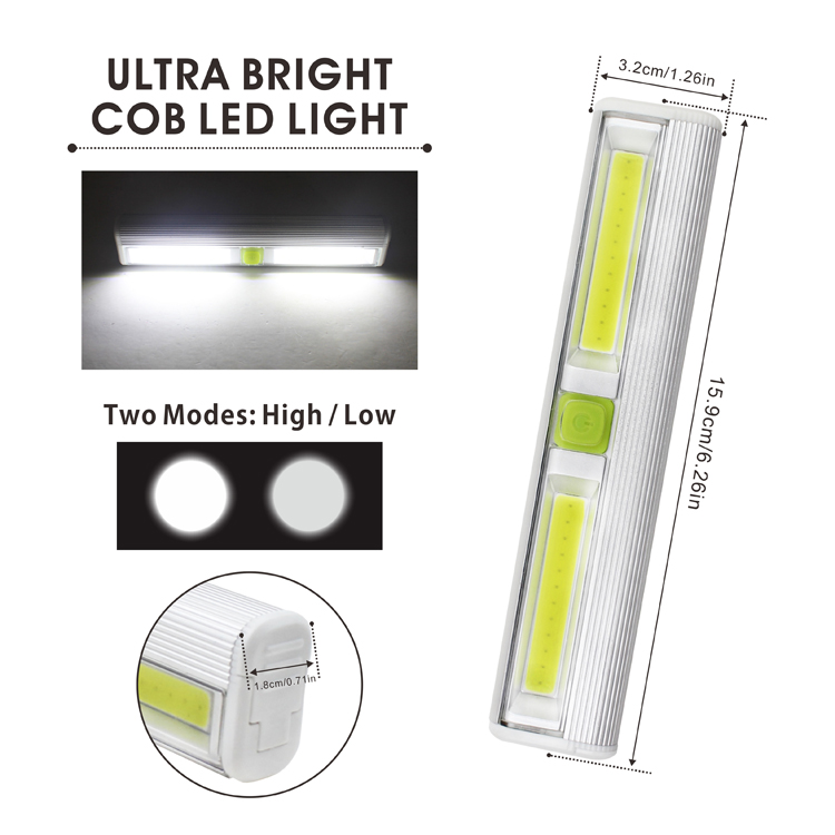 200 Lumens Super Bright Dual 3W COB Led Kitchen Cabinet Light