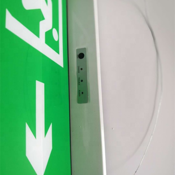 Double face exit sign led emergency power pack exit signage light