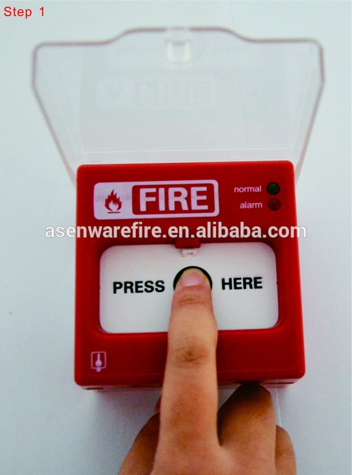 ASENWARE Fire Suppression System Conventional Fire Alarm Manual Call Point MCP