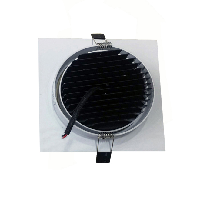 Round and square good heat dissipation 15w led down light