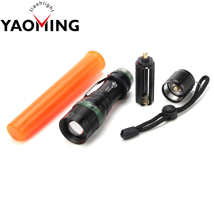 3000 Lumens Zoomable XM-L Q5 LED Flashlight Torch Zoom Lamp Light - 3 Mode Adjustable Brightness Waterproof Design Torch