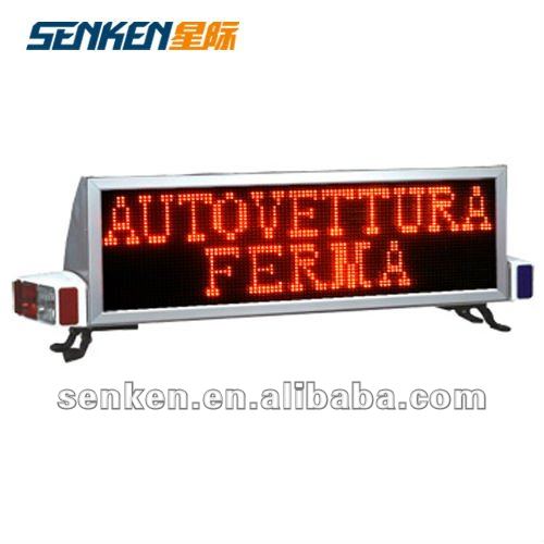 12V LED screen warning interior lightbar