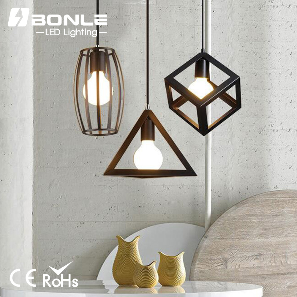 3 Set Light Pendant Fixture Bulb Ceiling Hanging Three Drop Chandelier For Kitchen Lamp