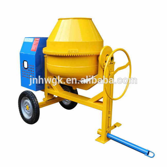 Small machine 350L Mobile Diesel Engine Concrete Mixer