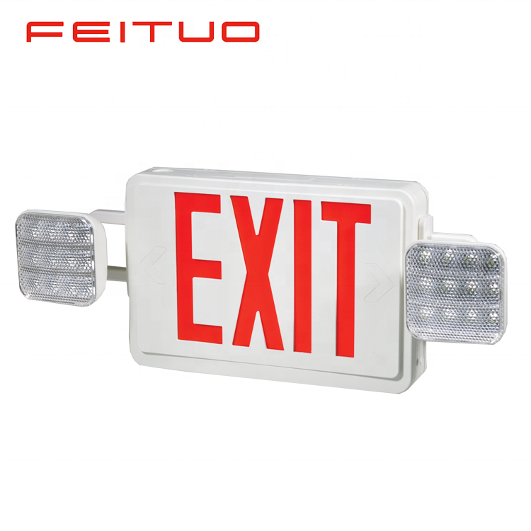 High capacity and durable led emergency exit lighting fixture