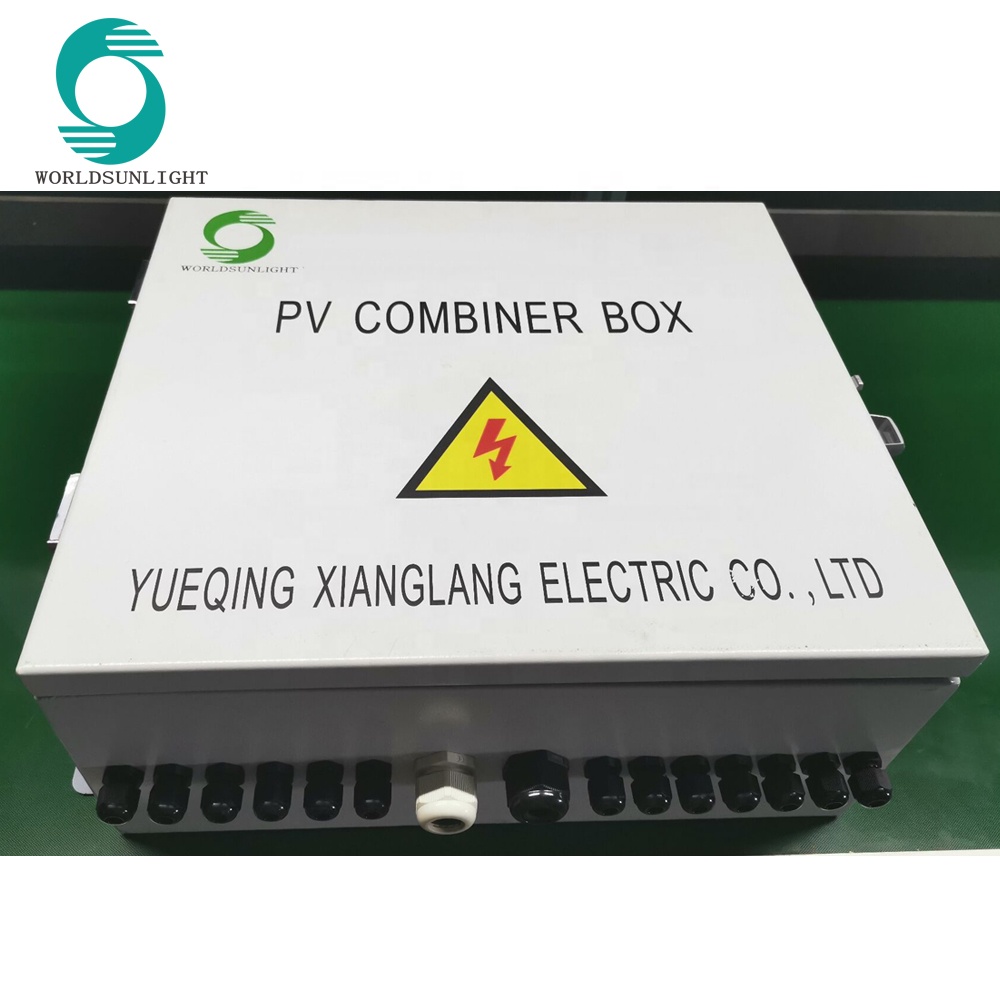 WSDB-PV6/1 IP65 6 IN 1 OUT 6 Strings 16A 1000V DC Solar PV Array Combiner Box