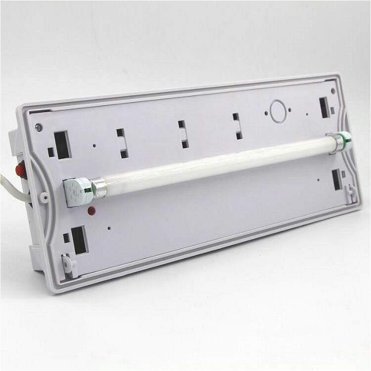 1*8W LED T5 tube IP65 Non Maintained exit sign hanging Bulkhead led emergency light bar