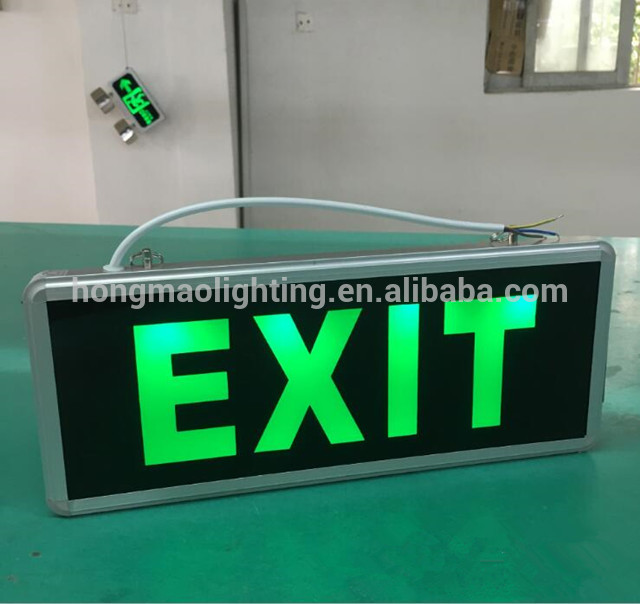 China Manufacture 1.2V Nicd Battery Operated LED Emergency In Operation Sign