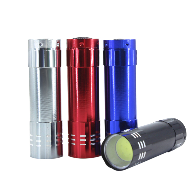 Classic Aluminum LED Torch Lamp Small COB Flashlight Emergency Camping Brand New Flash Light