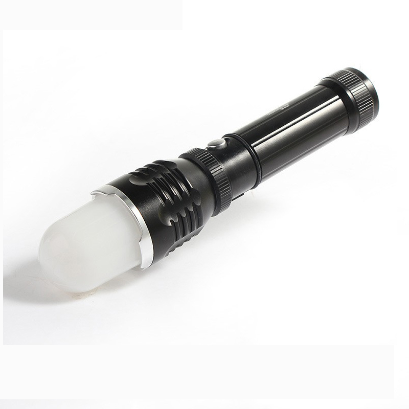 Aluminum Alloy high power 18650 lithium ion battery rechargeable zoomable led torch flashlight