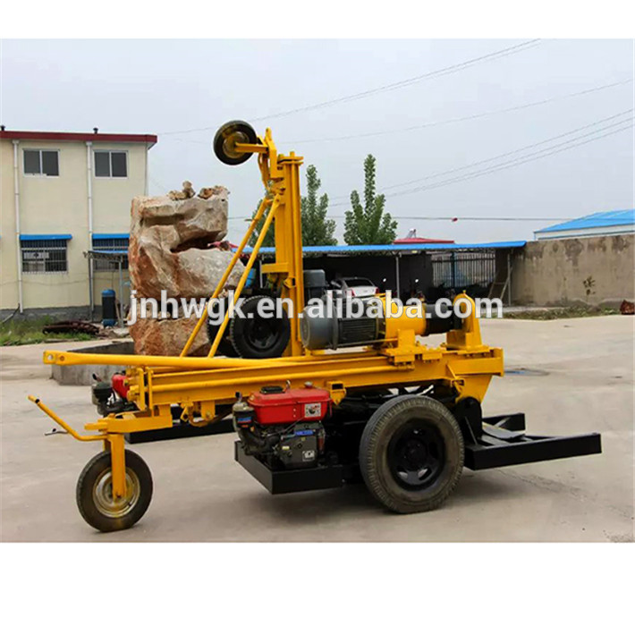 Man portable DTH portable borehole water well drilling machine rig