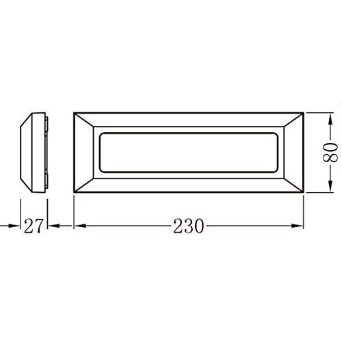 Modern Outdoor LED Wall Light Waterproof 4W wall mounted LED wall lamp (PS-WL29L-4W)