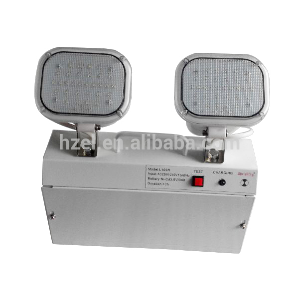 220V Battery Backup Led Double Spots Emergency Light