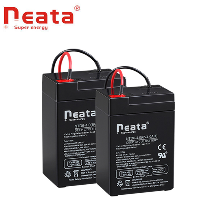 long life lead acid deep cycle AGM battery 6v4ah