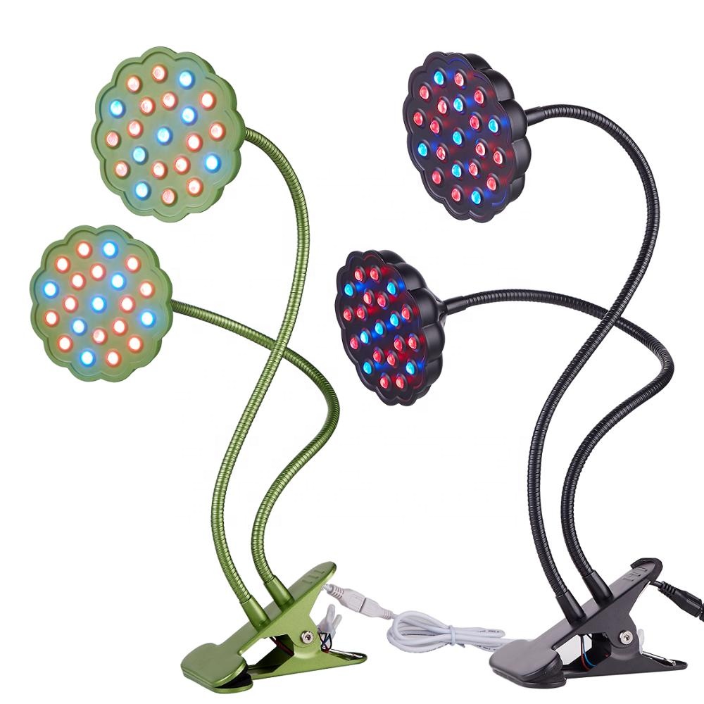 2019 New product Clamp Lotus Seedpod led Clip grow light 20w for plant growth