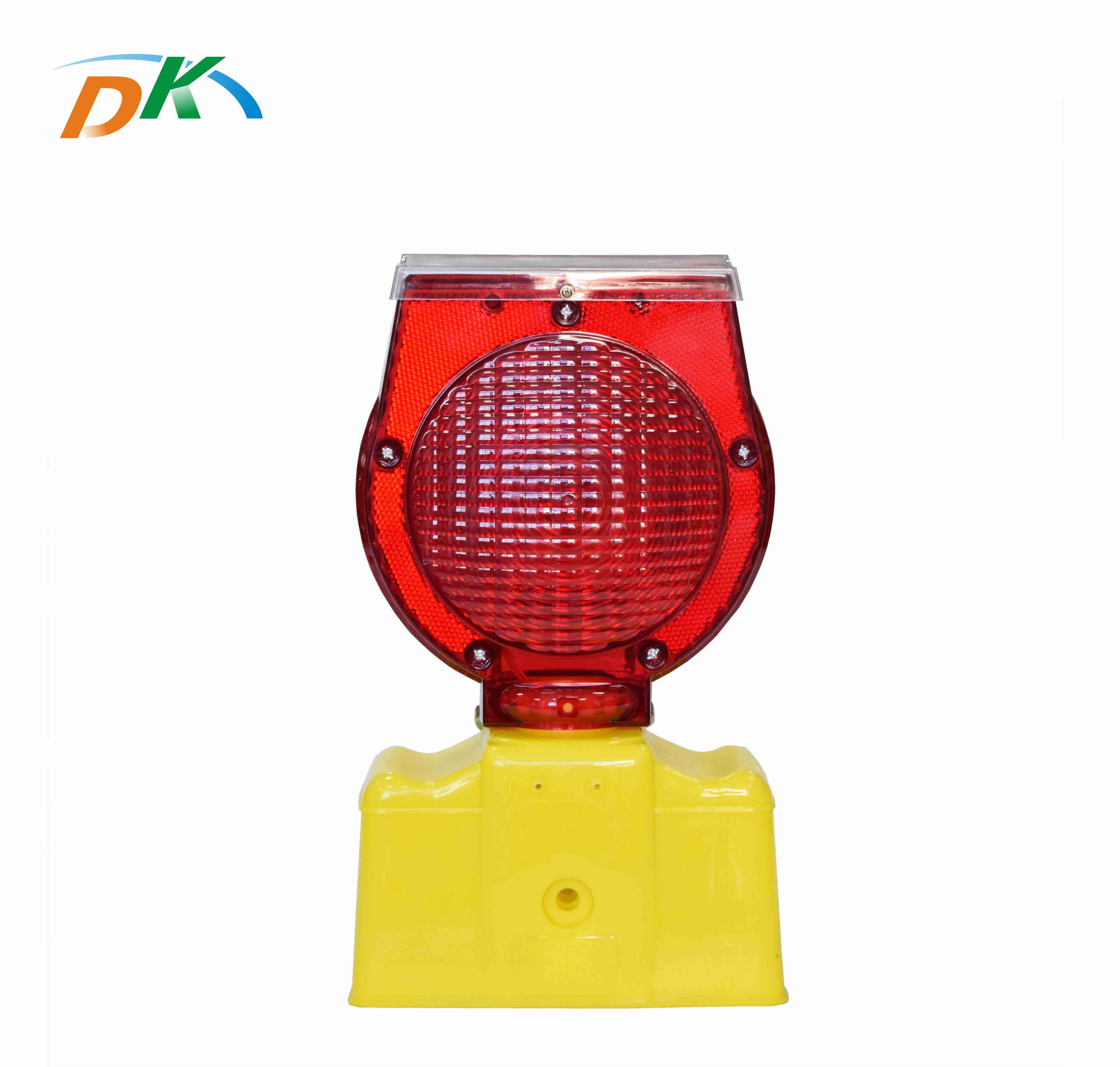 DK PC safety traffic product solar warning light for roadway