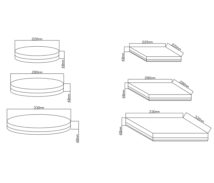 2019 HOT! IP54 SQUARE 15W/18W/24W AC220-240V LED Ceiling Light with CE ROHS SAA Certificate