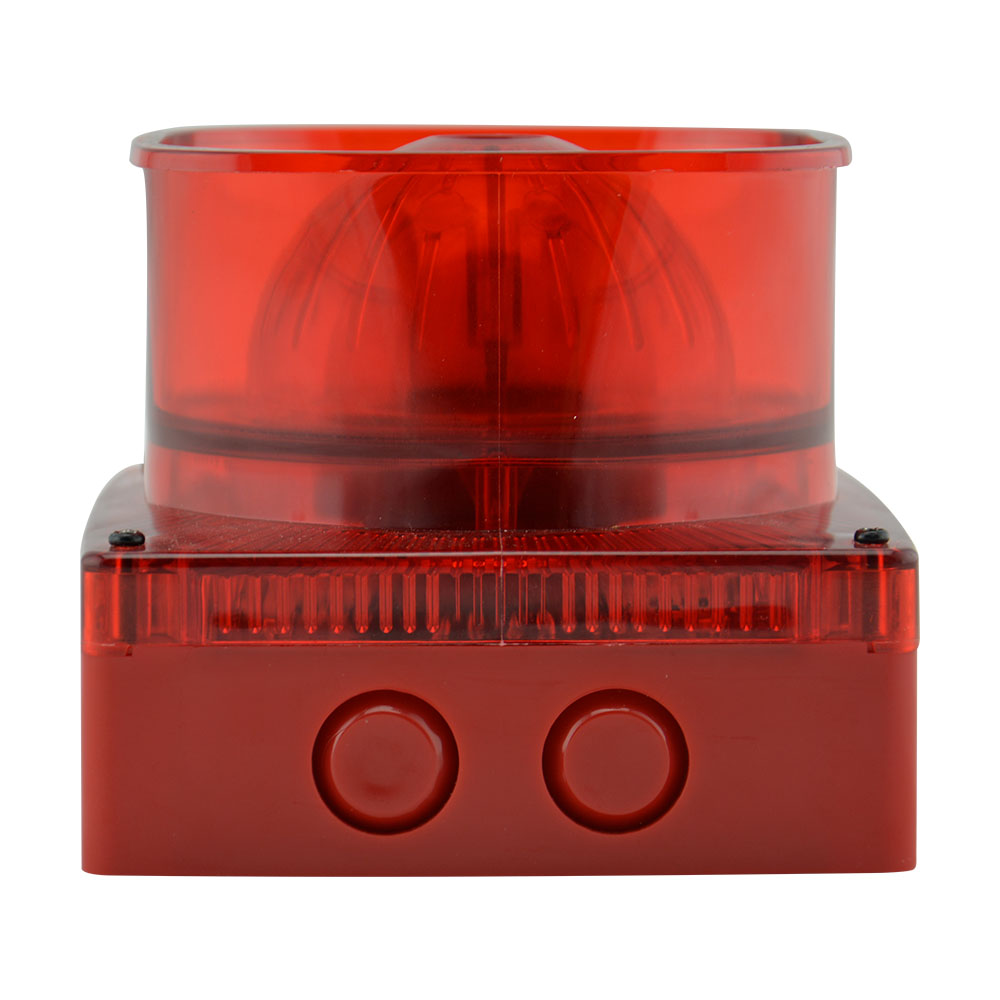 8 kinds of sound fire alarm conventional siren with strobe light