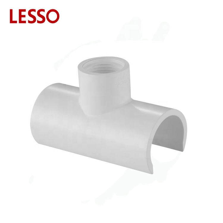 LESSO ASTM standard PVC SCH 40 Schedule 40 fittings Snap On Saddle