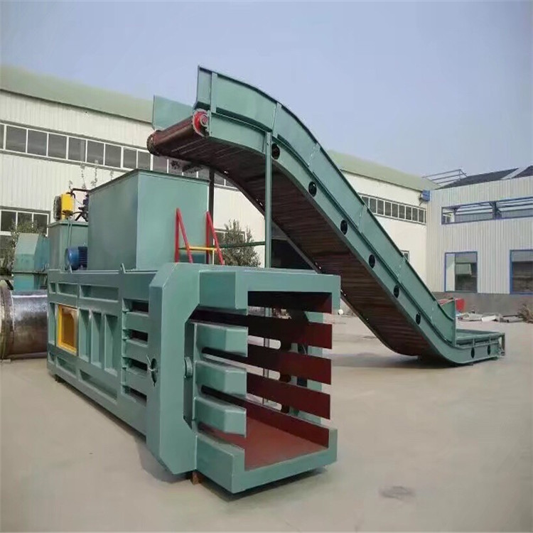 Automatic horizontal waste paper baler plastic baling press machine dealer