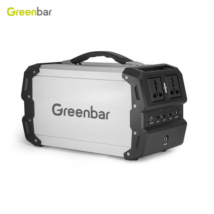 Greenbar Emergency 400w backup rechargeable portable solar power inverter generator