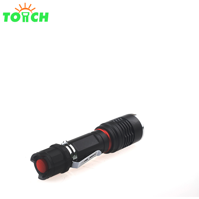 2019 New design products T6 led tactical flashlight usb charging led torch light for night