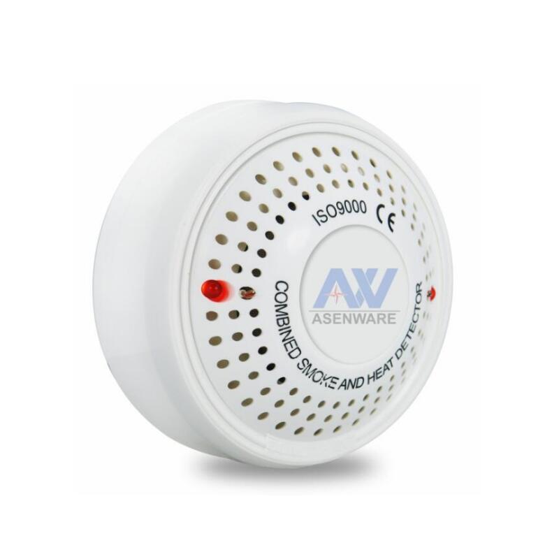 Fire alarm system smoke and heat detector