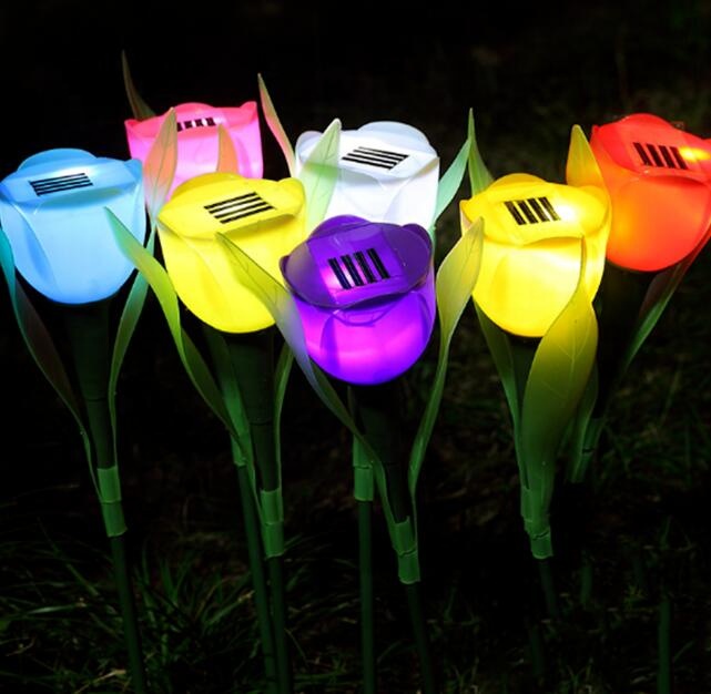 Water proof solar  lights for garden led solar lawn light