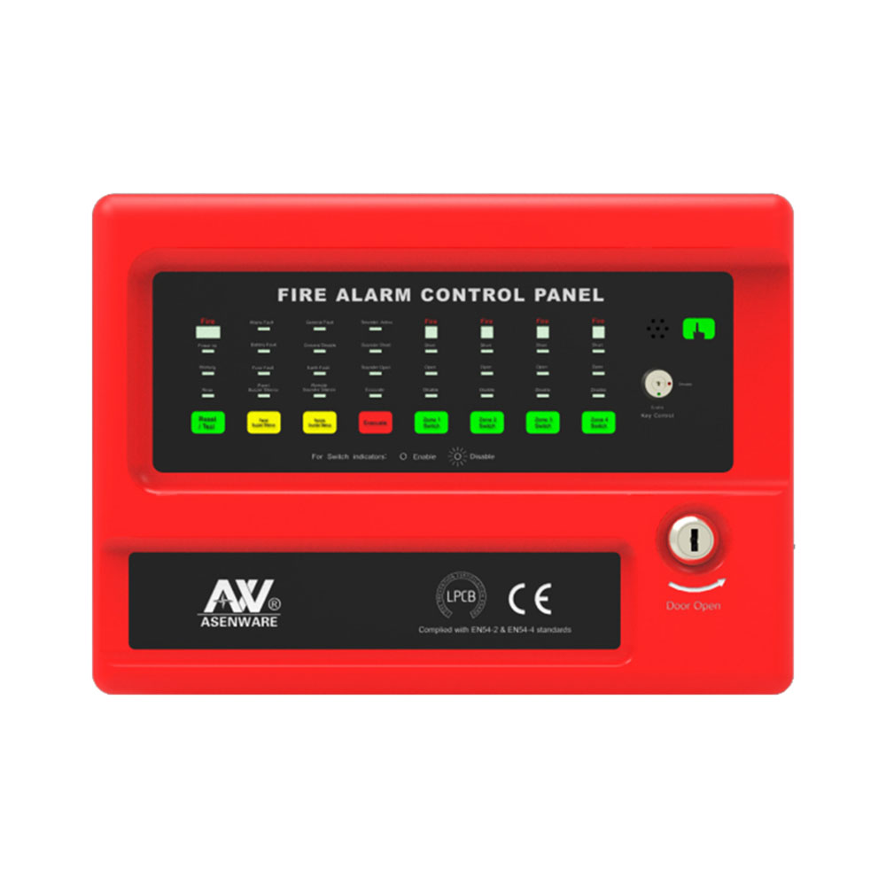 Two-wiring Conventional Fire Alarm control panel 1 to 32 Zones Max.