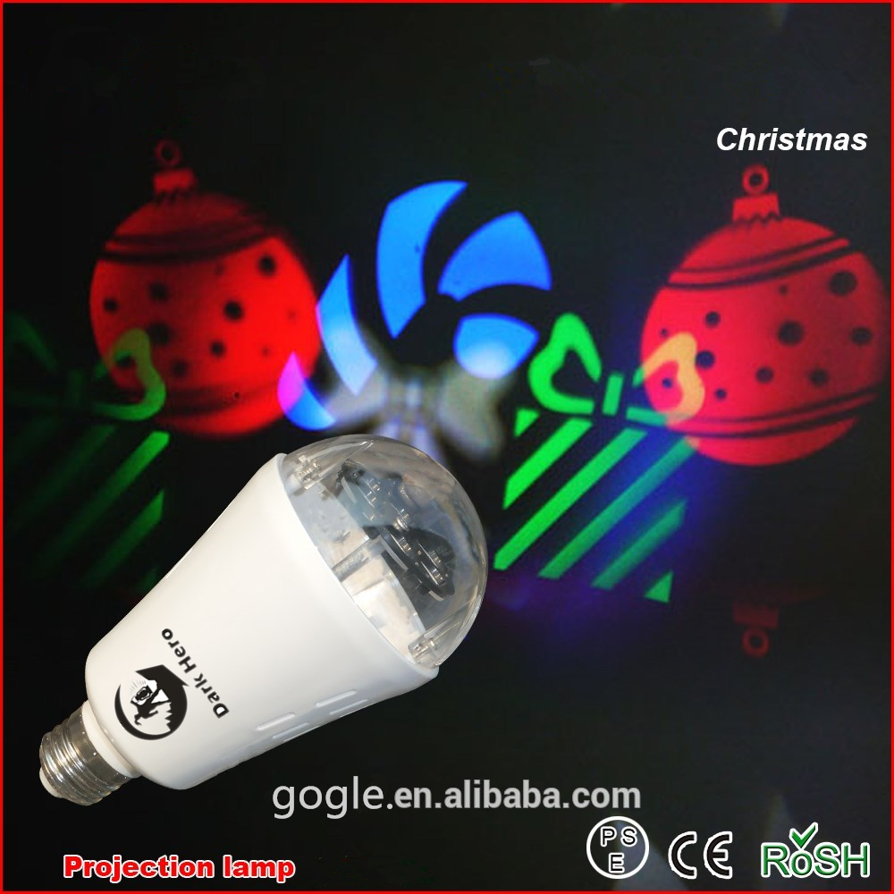 NEW rotating 4W RGB led projection Holiday Butterfly decoration light