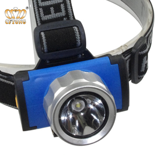 Plastic 1W Bicycle Led Head Light Bulk Outdoor Waterproof Hunting Moving Led Head Light