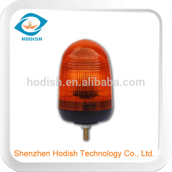 Flexible DIN pole amber cover led beacon light / warning led rotating lights for forklift,fire,truck