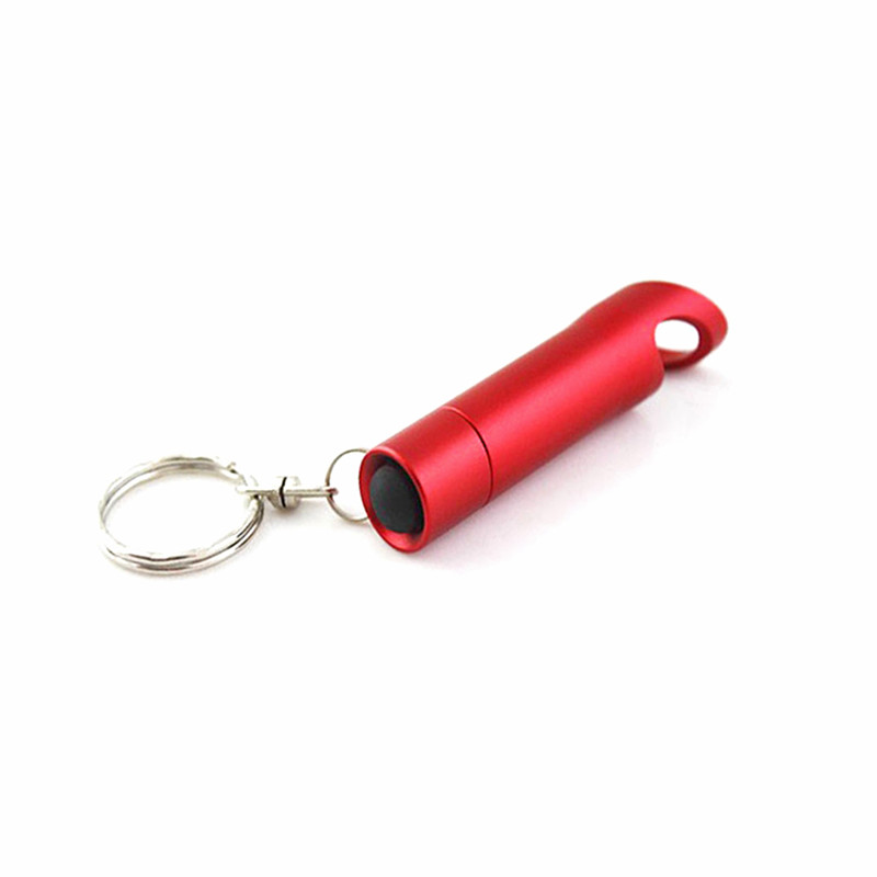 bottle opener aluminum mini 3 led keychain flashlight for gift promotion