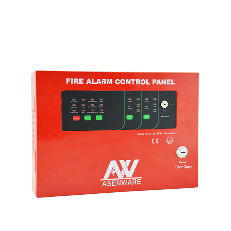 Intertek certification EN standard 2 zone fire alarm control panel