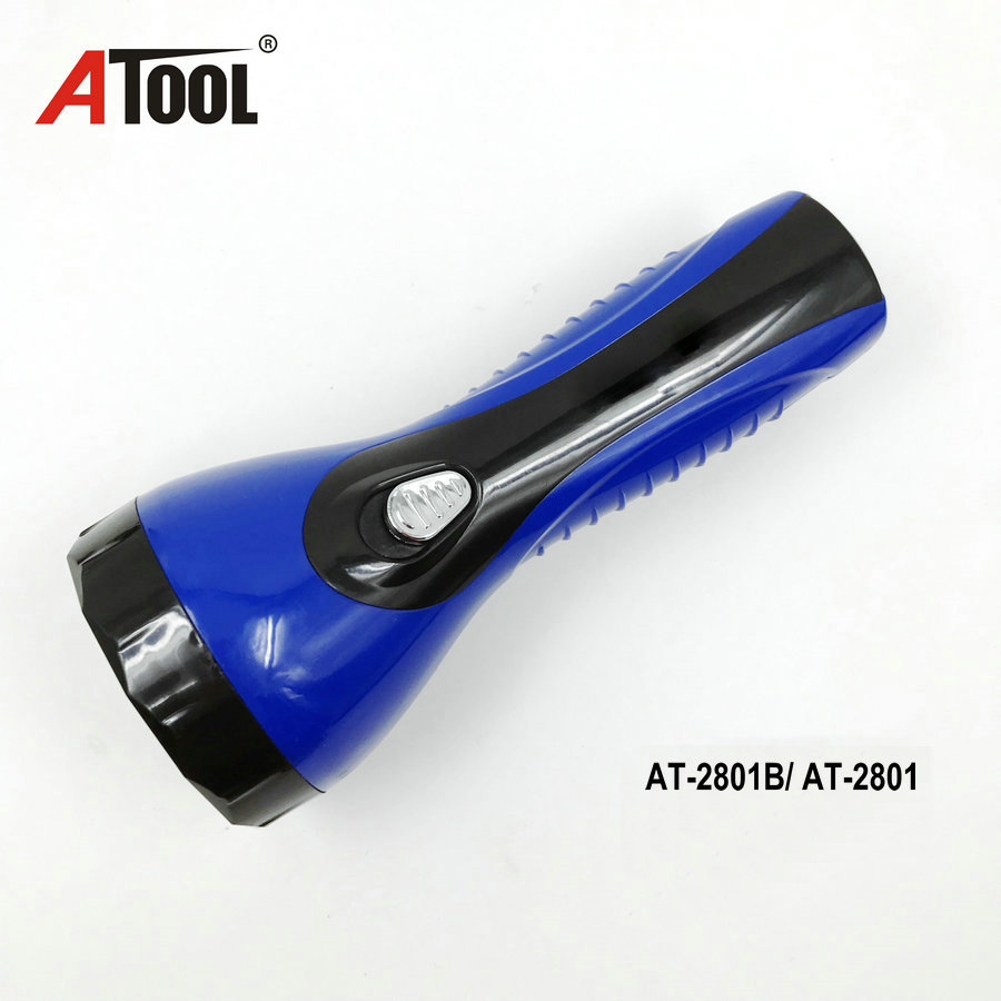 portable abs material plastic led rechargeable flashlight