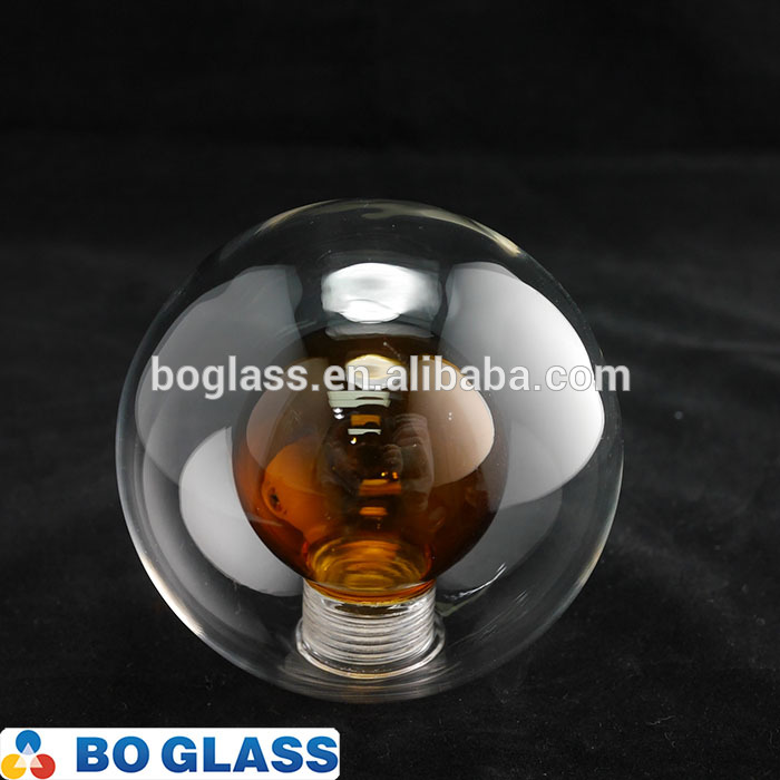 China Factory Direct Sale Hand Blown Clear Glass Lighting Cover