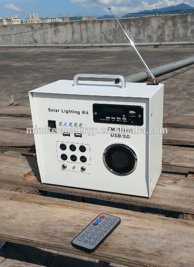 30w 12v mini mobile charging home solar system for DC lighting