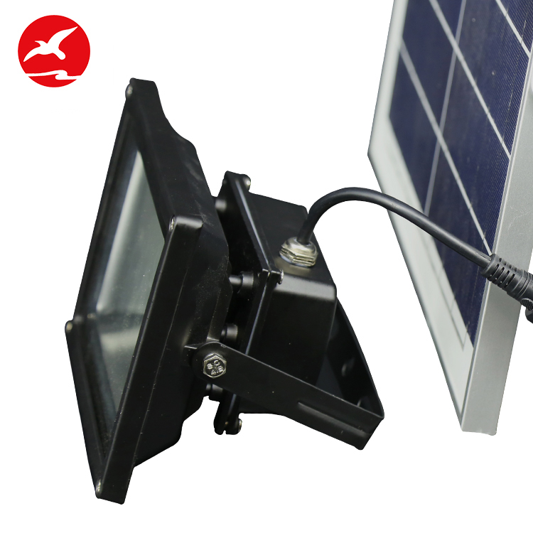 Custom outdoor lighting 10w 20w 30w 40w 50w 90w 100w ip65 waterproof led solar power garden flood light