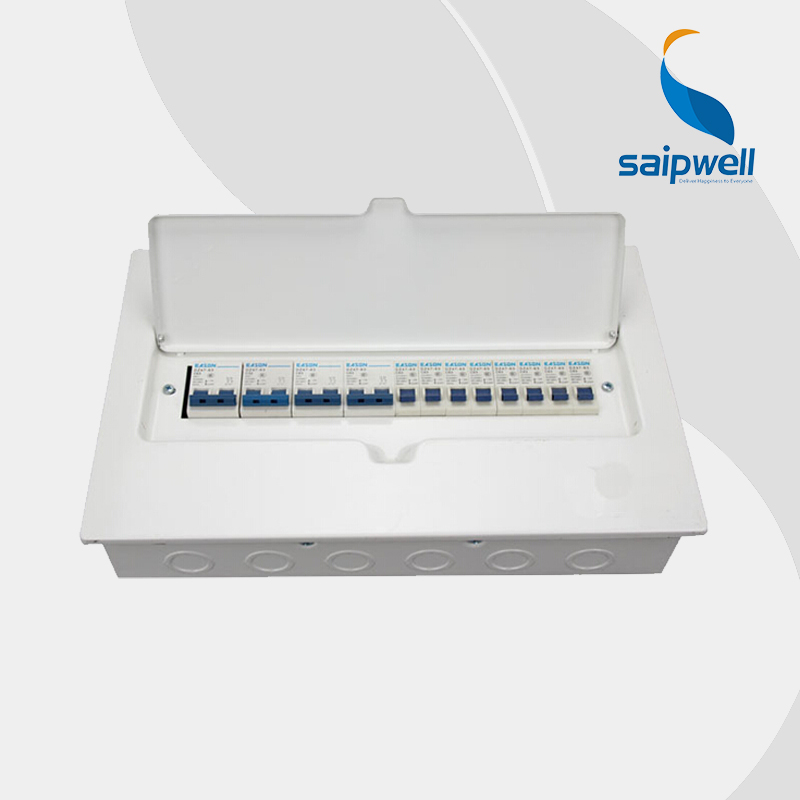 SAIP/SAIPWELL 360*220*80mm 16 way New Design White Cover Electrical Modular Terminal ABS Waterproof Plastic Distribution Box