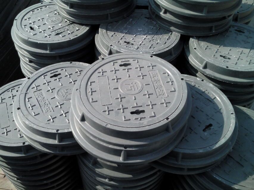 round recessed manhole cover for bmc and smc