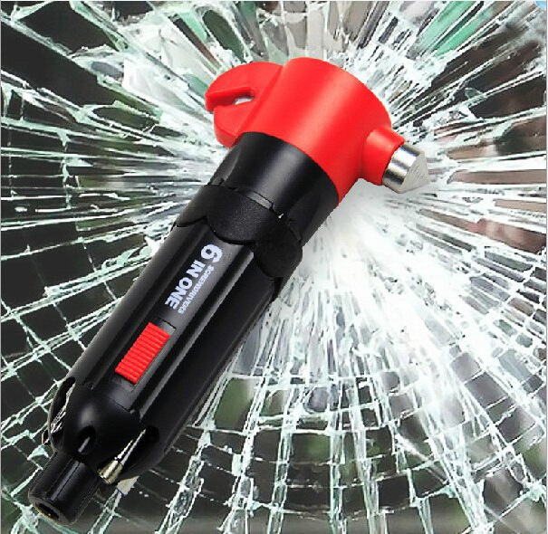 6in1 Multi Screwdriver Safety hammer with screwdriver for vehicle