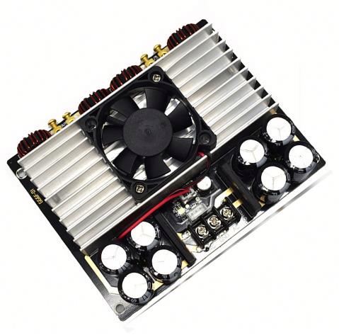 TDA8954TH Dual-core Digital Audio power Amplifier Board 420W+420W with fan Hifi Two-channel subwoofer Amplificador AC24V E4-005