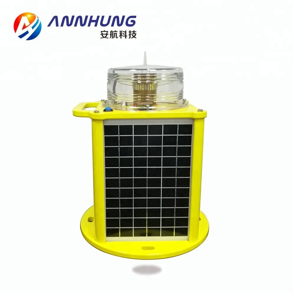 Rechargeable Battery LED Solar Powered Marine Lanterns Navigation Light Solar Warning Light