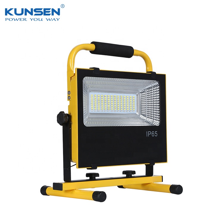 60w rechargeable battery powered led flood lights