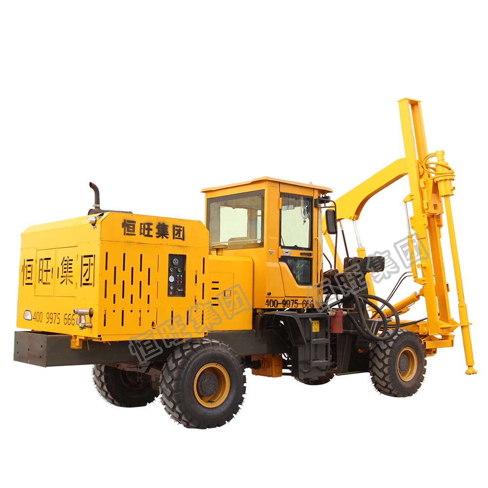 HW 930 Guard rail Pile Driver Loader