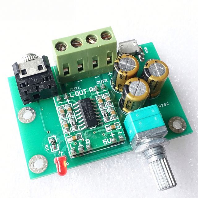 8403 Digital Power Amplifier 2.0 3W 2 USB 5V for Mini computer BT speaker