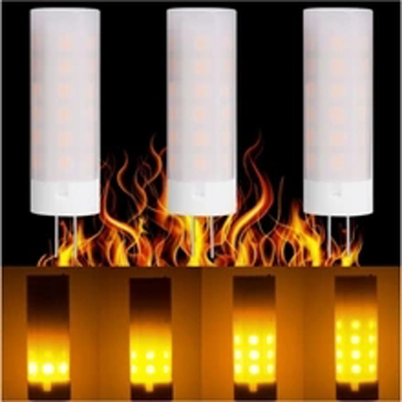 Holiday light E27 B22 base LED flame light bulbs fire flicker effect warm white