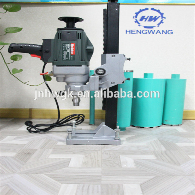Electric hand held concrete rock core drilling machine